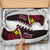 Hawaii Polynesian Sneakers - Coat Of Arm With Hibiscus - Polynesian Pride