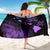 Hawaii Hibiscus Map Polynesian Ancient Violet Turtle Sarong - Polynesian Pride