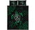 Hawaii Quilt Bed Set - Hawaii Polynesian Turtle Quilt Bed Set Flow Of Turtle Green Black - Polynesian Pride