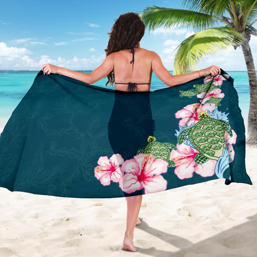 Hibiscus Turtle Dance Sarong - Polynesian Pride