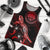 Federated States of Micronesia Men Tank Top - Turtle With Blooming Hibiscus Red Red - Polynesian Pride