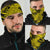 Polynesian Tattoo Yellow Unisex Bandana - Polynesian Pride