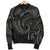 New Zealand Maori Mangopare Men Bomber Jacket Polynesian - Black - Polynesian Pride