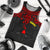 Polynesian Hawaii Men's Tank Top - Polynesian Whale Tail Red - Polynesian Pride