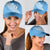 Fiji Tapa Rugby Hat version Style You Win - Blue - Polynesian Pride