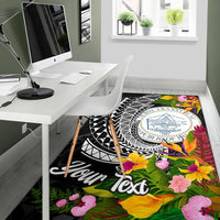 Palau Area Rug - Custom Personalised Seal Spiral Polynesian Patterns - Polynesian Pride