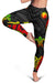 Nauru Women's Leggings - Reggae Tentacle Turtle - Polynesian Pride