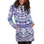 Polynesian Tribal Hoodie Dress Blue - Polynesian Pride