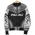 Palau Polynesian Chief Men's Bomber Jacket - Black Version - Polynesian Pride