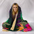American Samoa Hooded Blanket - Summer Hibiscus - Polynesian Pride