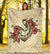 Hawaii Fish Hook Hibiscus Plumeria Polynesian Premium Blanket - Polynesian Pride