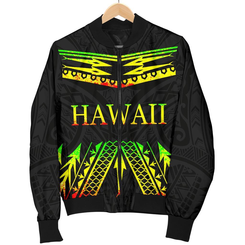 Hawaii Polynesia Men's Bomber Jacket Reggae - Polynesian Pride