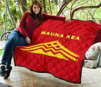 Hawaii Mauna Kea Polynesian Premium Quilt - Polynesian Pride
