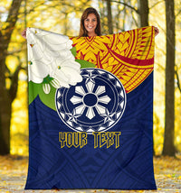 The Philippines Personalised Premium Blanket - Filipino Sampaguita - Polynesian Pride