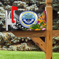 Federated States of Micronesia Mailbox Cover - Custom Personalised Tropical Flowers Style - Polynesian Pride