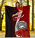 American Samoa Polynesian Premium Blanket - Coat Of Arm With Hibiscus - Polynesian Pride