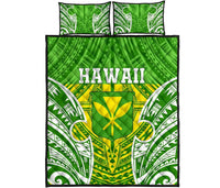 Hawaii Polynesian Quilt Bed Set - Hawaiian Pattern With Seal - Polynesian Pride