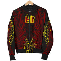 Hawaiian Men's Bomber Jacket Kanaka Wings Hawaii Men's Bomber Jacket - JV Style - Polynesian Pride
