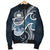 Samoa Polynesian Men's Bomber Jacket - Ocean Style - Polynesian Pride