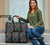 Tropical Strelitzia Black Hawaii Travel Bag - Polynesian Pride
