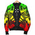 Gambier Islands Men Bomber Jackets - Polynesian Tattoo Reggae - Polynesian Pride