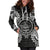 Palau Polynesian Hoodie Dress Map Black - Polynesian Pride