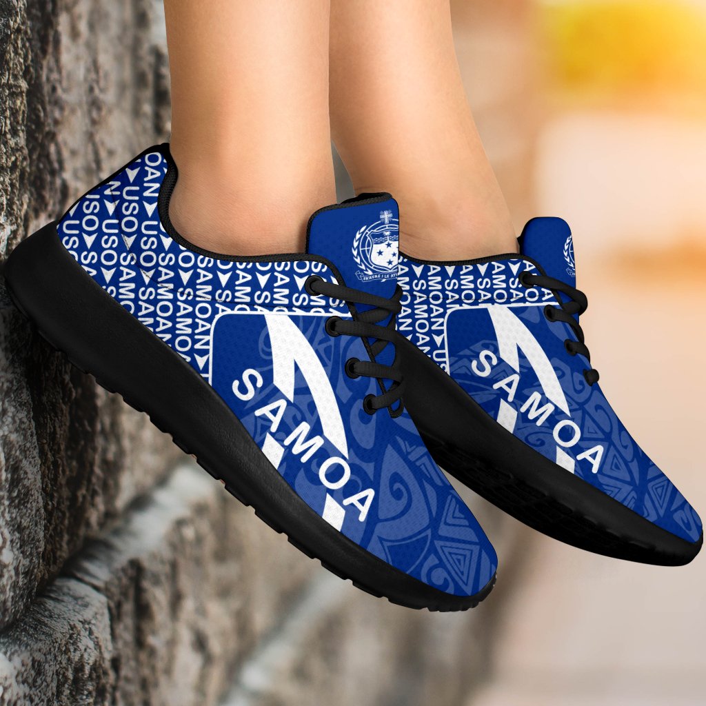 Samoa Sporty Sneakers - Transit Blue Style - Polynesian Pride