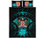 Fiji Polynesian Quilt Bed Set Hibiscus Turquoise - Polynesian Pride