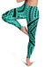 Polynesian Tradition Turquoise Hawaii Women's Leggings AH - Polynesian Pride