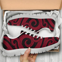 Nauru Sneaker - Red Turquoise Turtle - Polynesian Pride