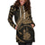 New Caledonia Women's Hoodie Dress Kanaloa Tatau Gen NC (Gold) - Polynesian Pride