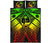 Guam Polynesian Quilt Bed Set - Guam Reggae Seal with Polynesian Tattoo - Polynesian Pride