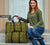 Polynesian Lauhala Mix Yellow Hawaii Travel Bag - Polynesian Pride