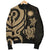 Nauru Men's Bomber Jacket - Gold Tentacle Turtle - Polynesian Pride