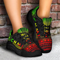 Northern Mariana Islands Chunky Sneakers - Polynesian Chief Reggae Version - Polynesian Pride