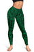 Polynesian Hawaiian Style Tribal Tattoo Green Hawaii Women's Leggings AH - Polynesian Pride