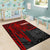 Tahiti Area Rug - Tahiti Seal In Heartbeat Patterns Style (Red) - Polynesian Pride