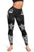 Vanuatu Women's Leggings - White Tentacle Turtle - Polynesian Pride