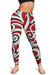 Polynesian Maori Ethnic Ornament Red Hawaii Women's Leggings AH - Polynesian Pride