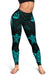 Vanuatu Women's Leggings - Turquoise Tentacle Turtle - Polynesian Pride