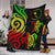 Chuuk Micronesian Premium Blanket - Reggae Tentacle Turtle - Polynesian Pride