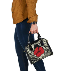 Personalised - Hawaii Hibiscus Culture Polynesian Shoulder Handbag - Polynesian Pride