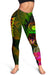 Samoa Polynesian Women's Leggings - Hibiscus and Banana Leaves - Polynesian Pride