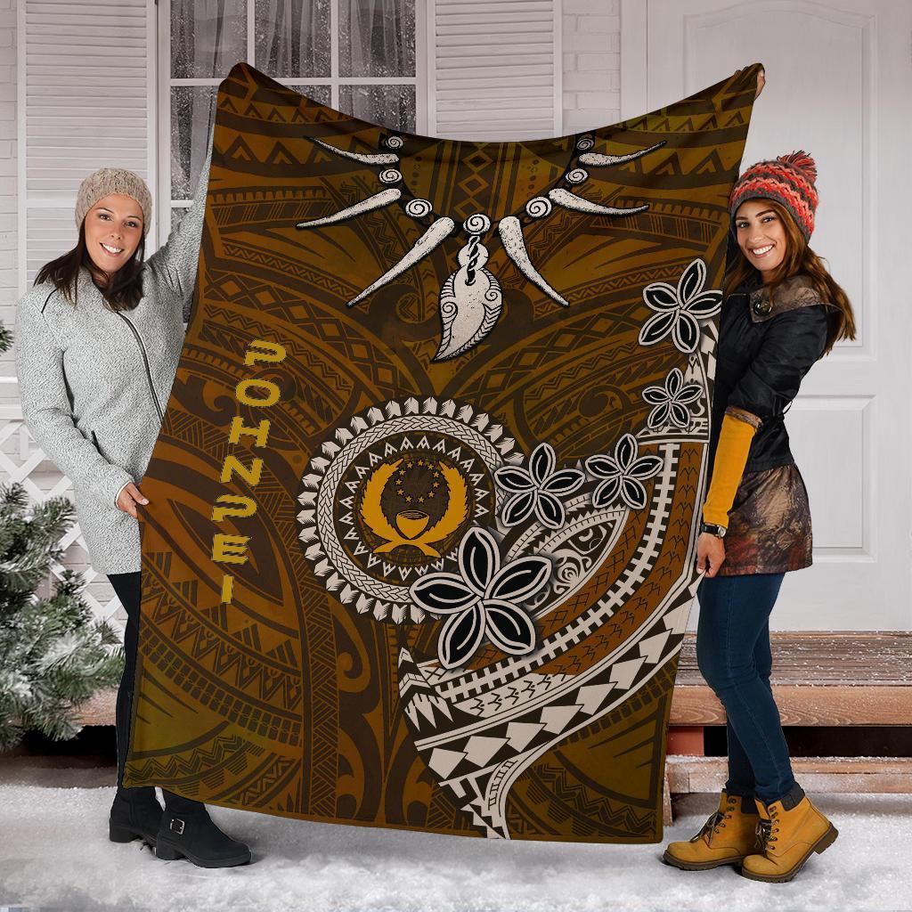 Pohnpei Premium Blankets - Polynesian Boar Tusk - Polynesian Pride