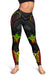 Cook Islands Women's Leggings - Reggae Tentacle Turtle - Polynesian Pride