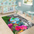 Guam Area Rug - Turtle Plumeria Banana Leaf - Polynesian Pride