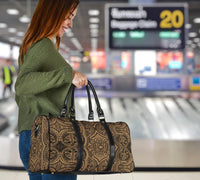 Polynesian Symmetry Gold Hawaii Travel Bag - Polynesian Pride