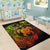 Hawaii Polynesian Personalised Area Rug - Vintage Polynesian Turtle (Reggae) - Polynesian Pride