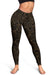 Polynesian Kakau Turtle Gold Hawaii Women's Leggings AH - Polynesian Pride