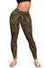 Polynesian Lauhala Mix Gold Hawaii Women's Leggings AH - Polynesian Pride